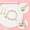80Pcs 2 Colors Brass Charms KK-BBC0016-56-6