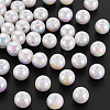 Opaque Acrylic Beads X-MACR-S370-D8mm-01-1