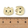 Alloy Micro Pave Sea Green Cubic Zirconia Pendants FIND-H024-15G-3