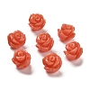 Synthetic Coral Carved Beads CORA-H003-01B-25-1