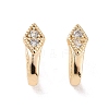 Brass Micro Pave Cubic Zirconia Snap on Bails KK-C006-14G-2