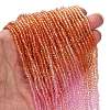 Transparent Painted Glass Beads Strands DGLA-A034-T1mm-A20-2