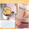 10Pcs Acrylic Heat Transfer Blanks Lid Decorations DIY-BC0013-71A-6