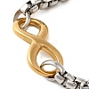 202 Stainless Steel Chain Bracelet STAS-A100-14-2