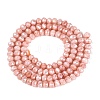 Anti-Tarnish Dyed Rondelle Glass Beads Strands EGLA-T021-3mm-17-15-2