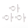 Brass Toggle Clasps KK-L189-23P-1