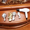 Mini Plastic Hair Dryer & Mirror & Comb Set Model PW-WGCFD14-01-3