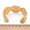Hammered 304 Stainless Steel Cuff Bangles for Women BJEW-P362-02G-3