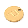 Ion Plating(IP) 304 Stainless Steel Pendants FIND-M017-02G-P-2