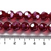 Electroplate Transparent Glass Beads Strands X-EGLA-A035-T10mm-A07-4