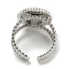 304 Stainless Steel Open Cuff Rings RJEW-C079-17P-4