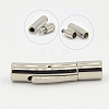 Tarnish Resistant 304 Stainless Steel Bayonet Clasps STAS-D032-1