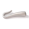 Non-Tarnish 304 Stainless Steel Hook Clasps STAS-C109-23P-03-2