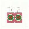 Acrylic Glitter Powder Dangle Earrings for Women WGA022A-04-1