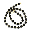 Natural Golden Sheen Obsidian Beads Strands G-I376-B01-01-2