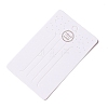 Paper Hair Clip Display Cards CDIS-F005-19-3