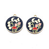 Alloy Enamel Pendants X-ENAM-N055-113B-2