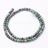 Natural African Turquoise(Jasper) Bead Strands G-G957-25-4mm-2