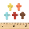 250Pcs Crackle Opaque Acrylic Beads OACR-FS0002-22-5