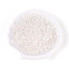 Transparent Spray Painted Glass Beads EGLA-N018-4mm-12-2