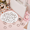32Pcs Alloy Spring Gate Rings FIND-ME0003-23P-4