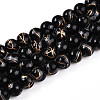 Baking Paint Glass Beads X1-DGLA-N010-10mm-10-1