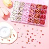 DIY Flat Round with Letter Acrylic Beads Bracelets Making Kits DIY-FS0008-90-8