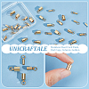 Unicraftale 32Pcs 4 Style 201 Stainless Steel Cord Ends STAS-UN0053-15G-5