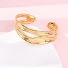 304 Stainless Steel Cuff Bangles for Women BJEW-G749-17G-1