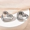 304 Stainless Steel Hoop Earrings SA-CBA46AF-26P-02-3