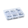 189Pcs 201 Stainless Steel Snap on Bails STAS-FS0001-73-6