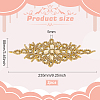 Rhombus Iron on Rhinestone Appliques DIY-WH0304-975A-2