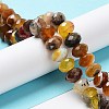 Natural Banded Agate/Striped Agate Beads Strands G-E605-A01-01B-2