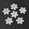 Transparent Acrylic Bead Caps MACR-J122-04-2
