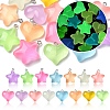 15Pcs 15 Styles Luminous Transparent Resin Pendants RESI-YW0001-79-1