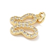Brass Micro Pave Cubic Zirconia Pendants LS-KK-H528-03G-2