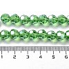 Electroplate Glass Bead Strands EGLA-R015-8mm-14-4