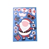 8Pcs Christmas Theme Cartoon PVC Waterproof Stickers STIC-P014-01B-3