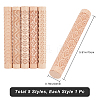 5Pcs 5 Style Wooden Rolling Pin DIY-GF0004-95-2