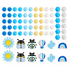  74Pcs Food Grade Eco-Friendly Silicone Beads SIL-TA0001-39-9