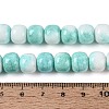Ombre Effect Dyed Glass Beads Strands GLAA-N067-01A-02-4
