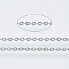 Tarnish Resistant 304 Stainless Steel Chains CHS-S001-12B-P-2