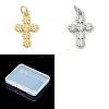 10Pcs 2 Colors Brass Pendants KK-SZ0002-91-1