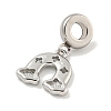 Non-Tarnish 304 Stainless Steel European Dangle Charms STAS-U005-36P-2