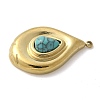 Synthetic Turquoise Pendants STAS-L277-12G-04-2