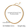 5MM 304 Stainless Steel Rope Chain Necklaces for Men Women WGB369D-02-1