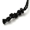 Adjustable Braided Waxed Polyester Cord Macrame Pouch Necklace Making NJEW-TAC0008-02-3