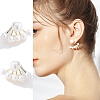 Alloy Imitation Pearl Stud Earrings for Women WG29476-61-1