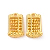 Rack Plating Alloy Pendants FIND-H034-02G-2