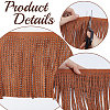 PU Imitation Leather Tassel Ribbon DIY-GF0013-45A-6